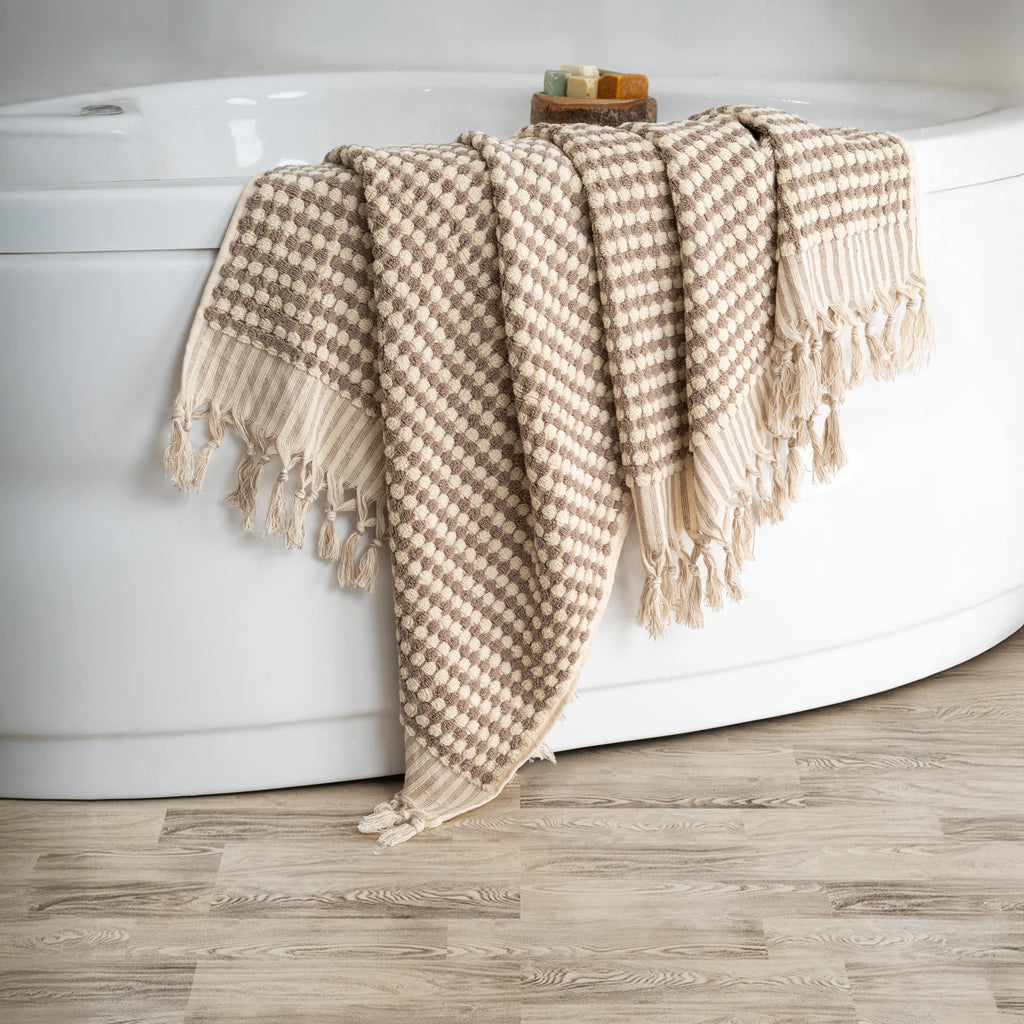 Badehåndklæde taupe