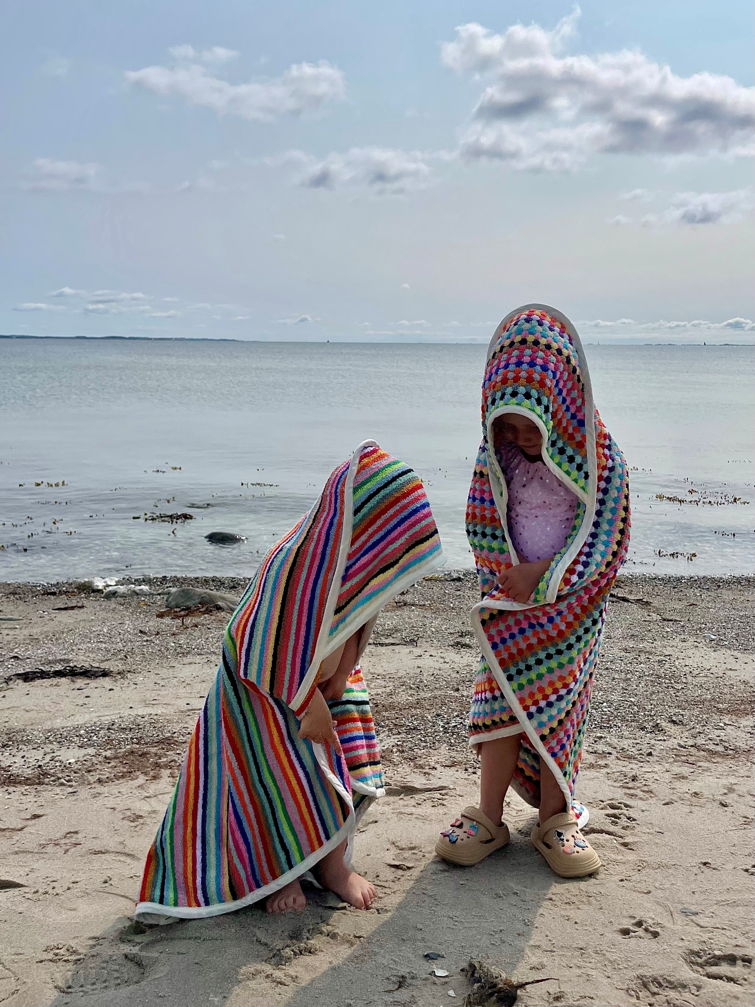 Babyhåndklæde - LYKïA  mini frotté stribet